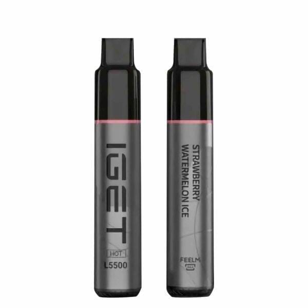 IGET HOT 5500 Puffs Strawberry Watermelon Ice