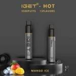 IGET HOT 5500 Puffs Mango Ice – product image 2
