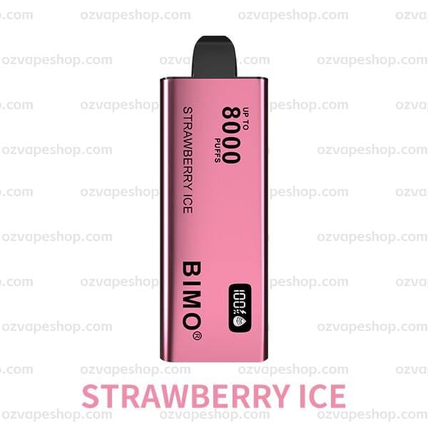 BIMO 8000 Puffs- STRAWBERRY ICE