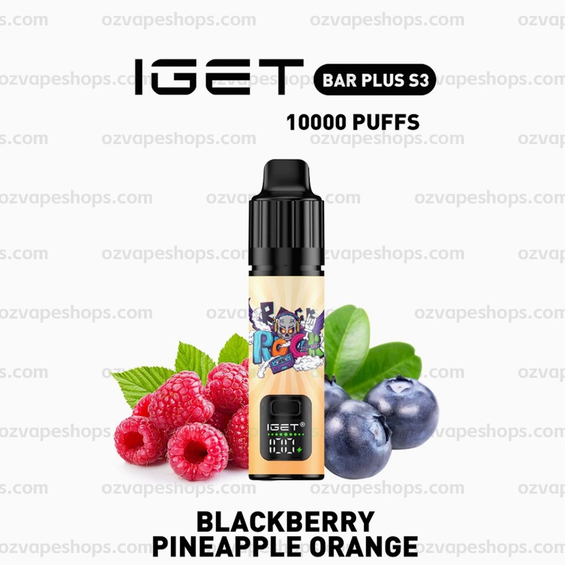 IGET Bar Plus S3 Kit - Blackberry Pineapple Orange