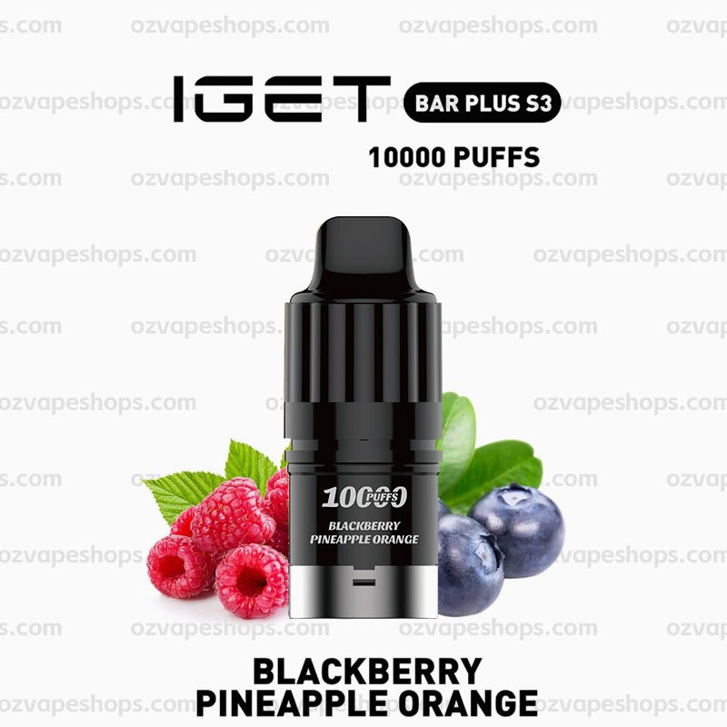 IGET Bar Plus S3 Pod - Blackberry Pineapple Orange