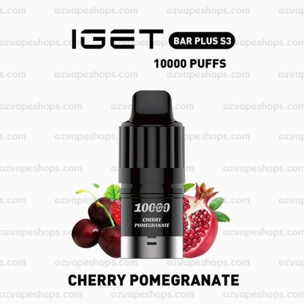 IGET Bar Plus S3 Pod - Cherry Pomegranate