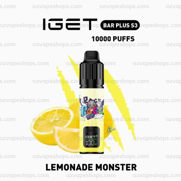 IGET Bar Plus S3 Kit - Lemonade Monster