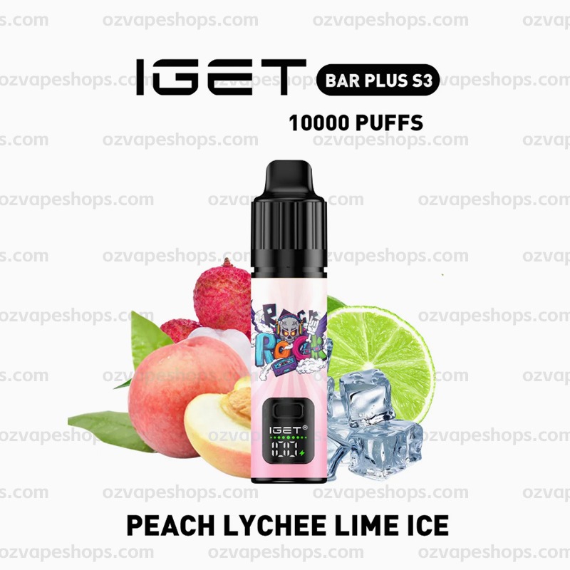 IGET Bar Plus S3 Kit - Peach Lychee Lime Ice