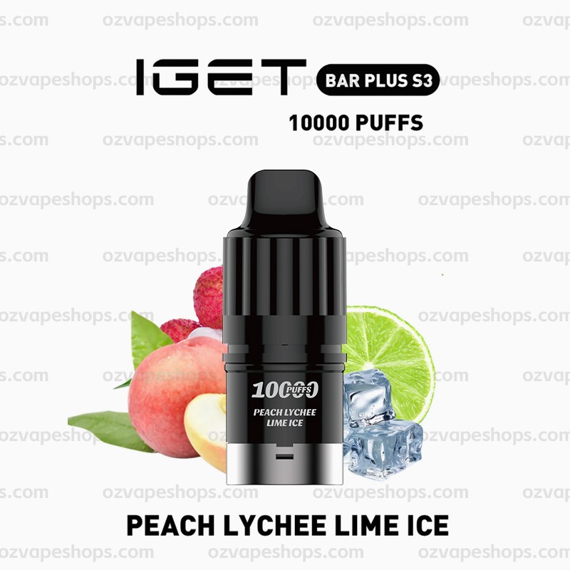IGET Bar Plus S3 Pod - Peach Lychee Lime Ice