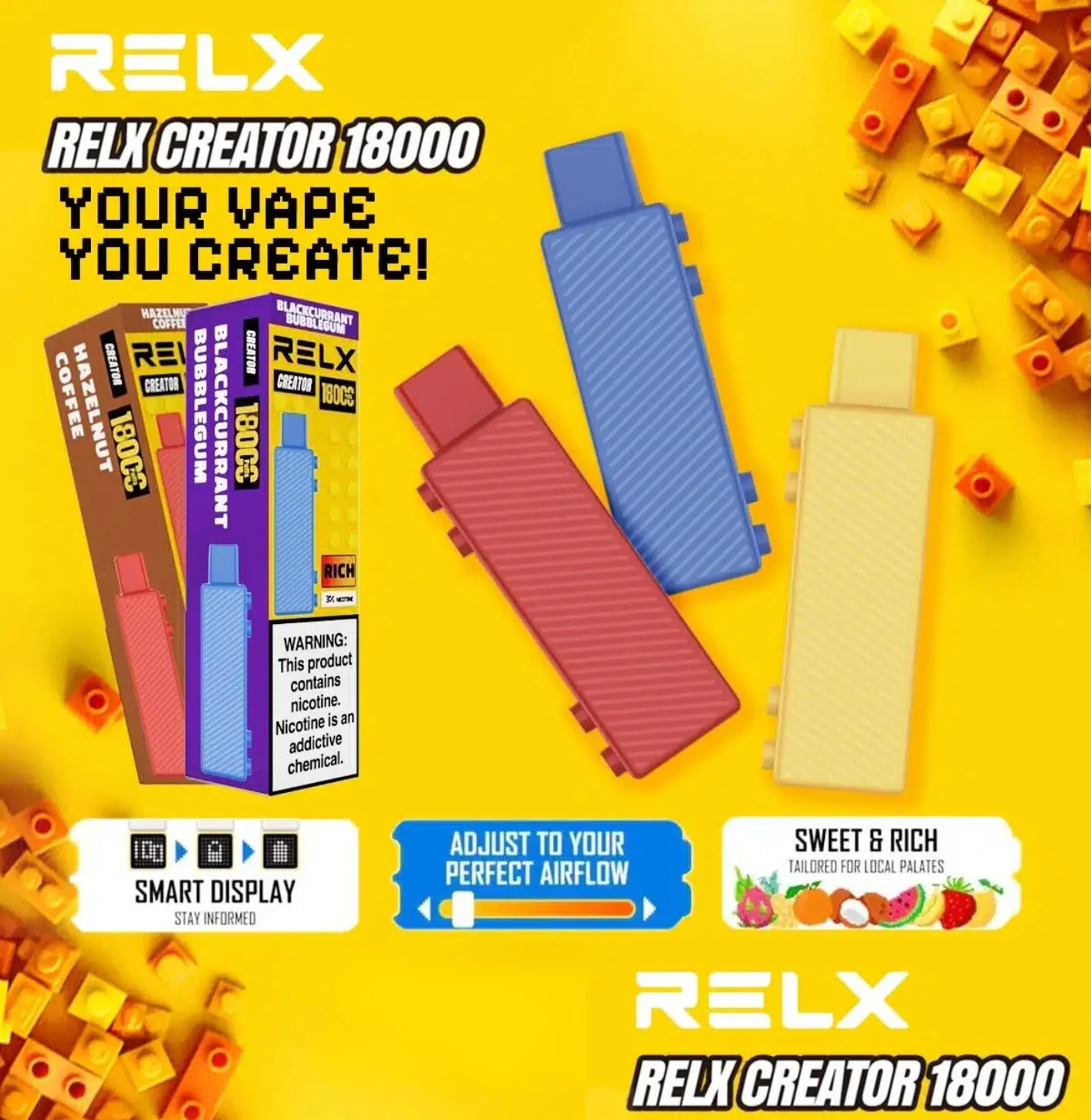 RELX Creator Pod & Device: Elevate Your Vaping Experience with Customization