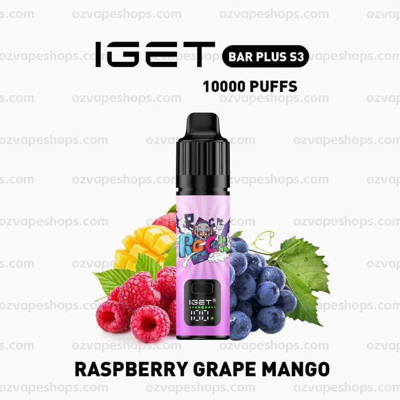 IGET Bar Plus S3 Kit - Raspberry Grape Mango