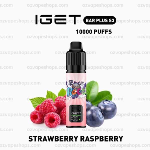 IGET Bar Plus S3 Kit - Strawberry Raspberry