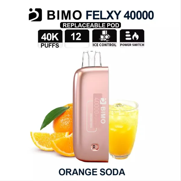 BIMO Felxy 40000 Pod - Orange Soda