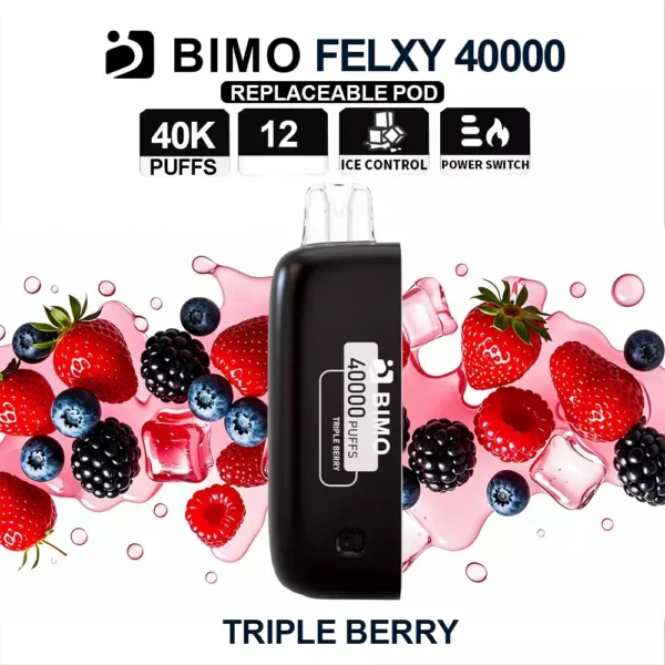 BIMO Felxy 40000 Pod - Triple Berry