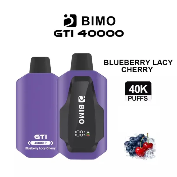 BIMO GTI 40000 Puffs - Blueberry Lacy Cherry
