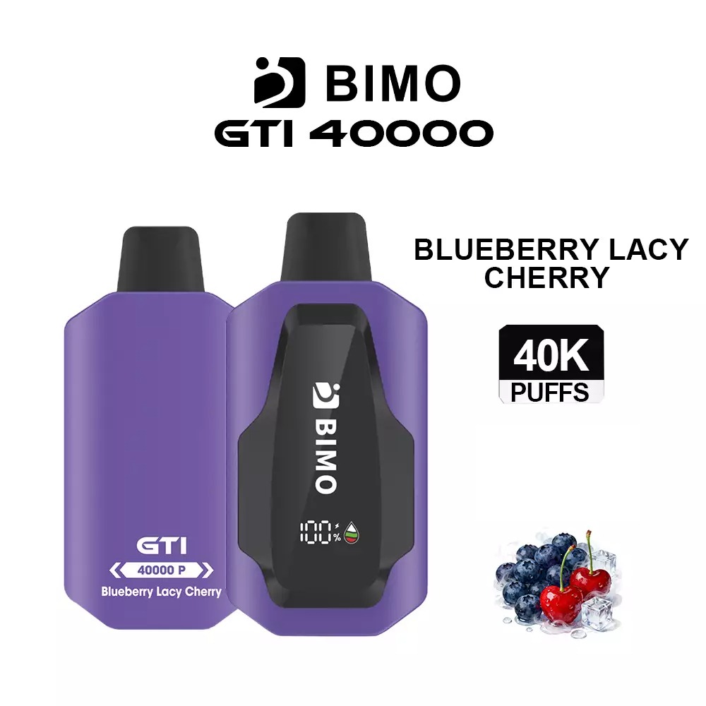 BIMO GTI 40000 Puffs - Blueberry Lacy Cherry