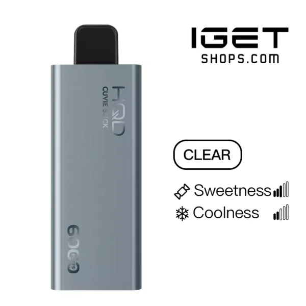 HQD Cuvie Slick 6000 - Clear (Light Tobacc)