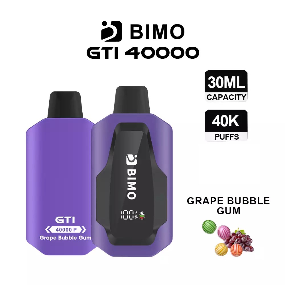 BIMO GTI 40000 Puffs - Grape Bubble Gum