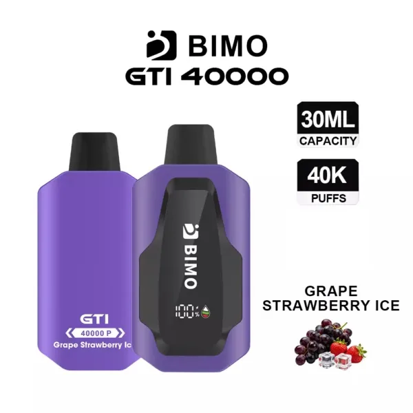 BIMO GTI 40000 Puffs - Grape Strawberry Ice