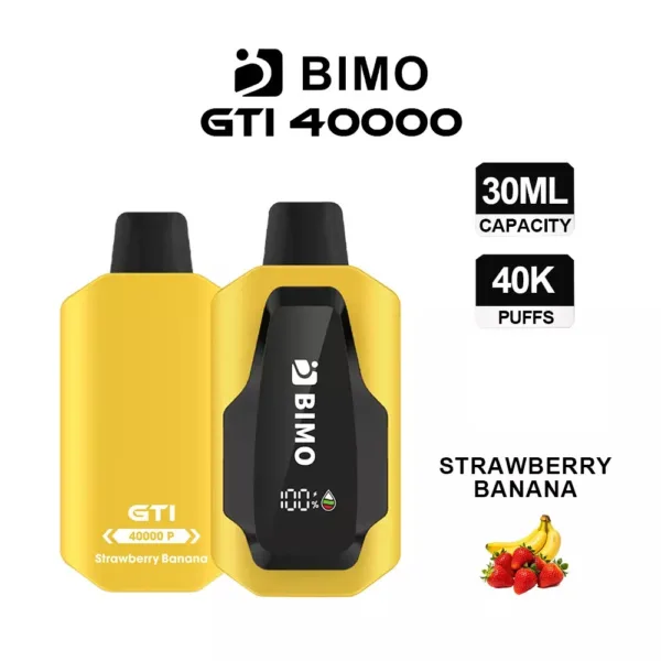 BIMO GTI 40000 Puffs - Strawberry Banana