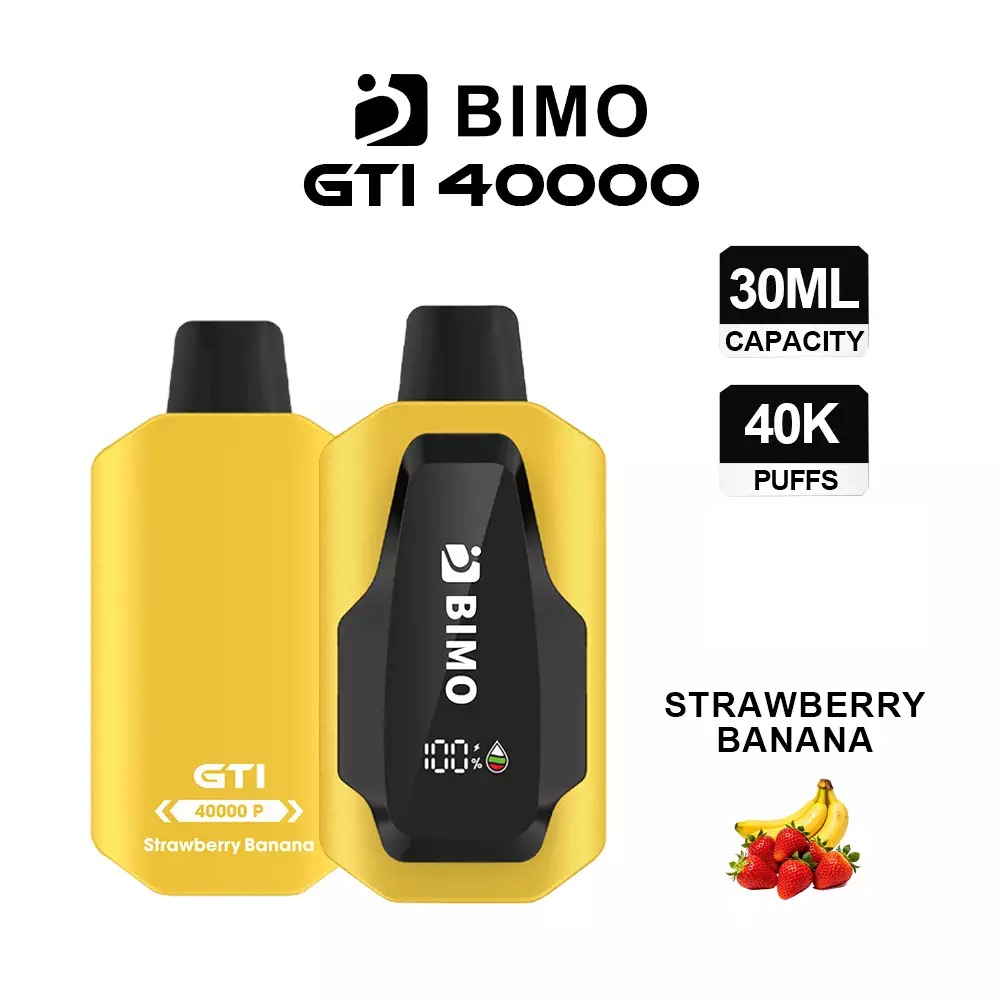 BIMO GTI 40000 Puffs - Strawberry Banana