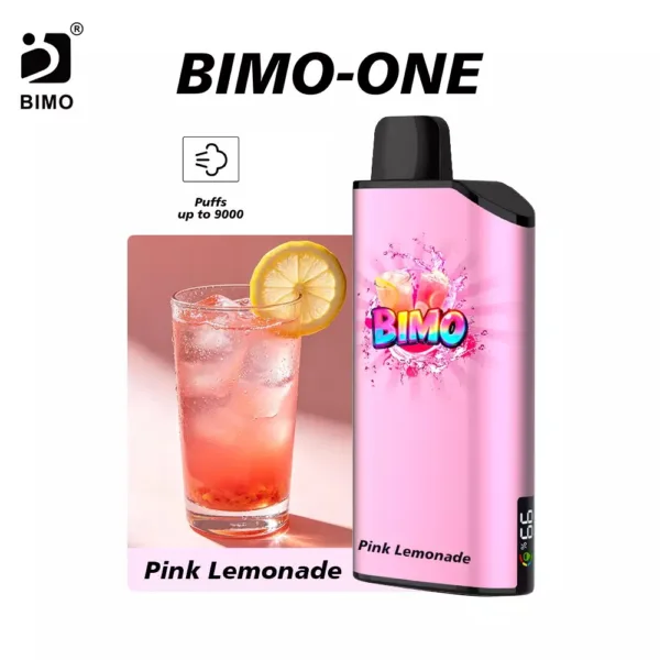 BIMO ONE 9000 Puffs - Pink Lemonade